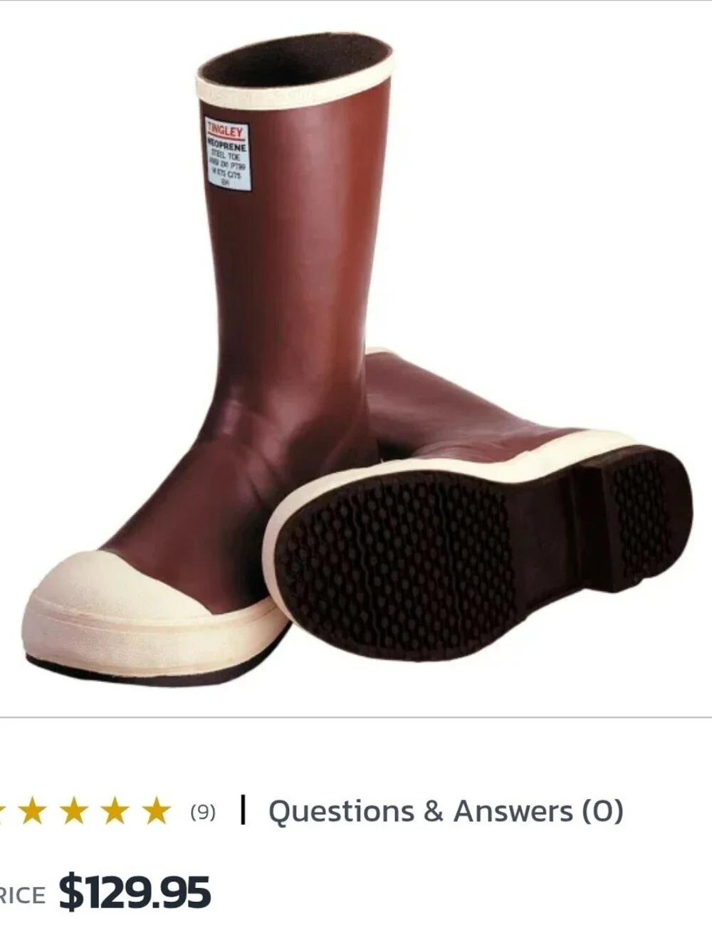 Tingley Steel Toe Rubber Boots